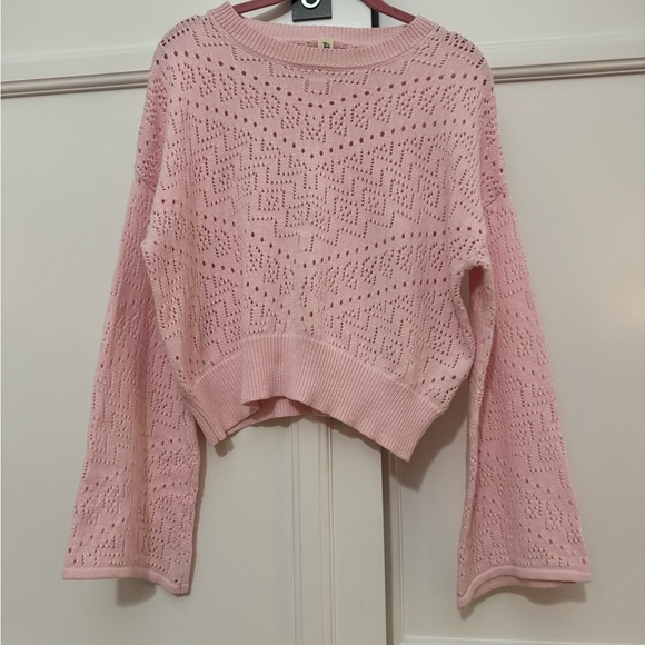 Pink Knit Sweater - Picture 1 of 4